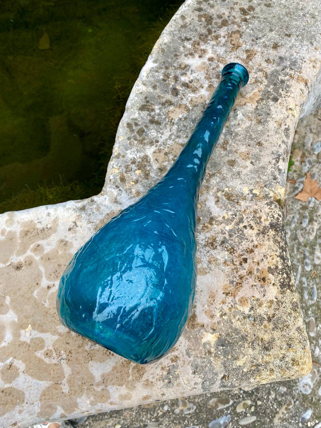 Vintage Empoli Blue Carafe