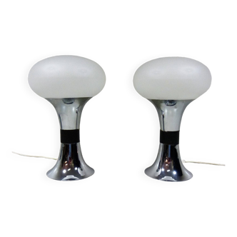 Set of 2 large Space Age table lamps 1960’s