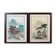 Pendant of ancient Chinese ink paintings "Landscapes and temple" signed