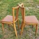 2 Baumann chairs No.12 brown seat