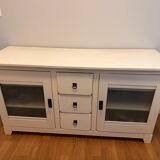 Solid wood sideboard with patina