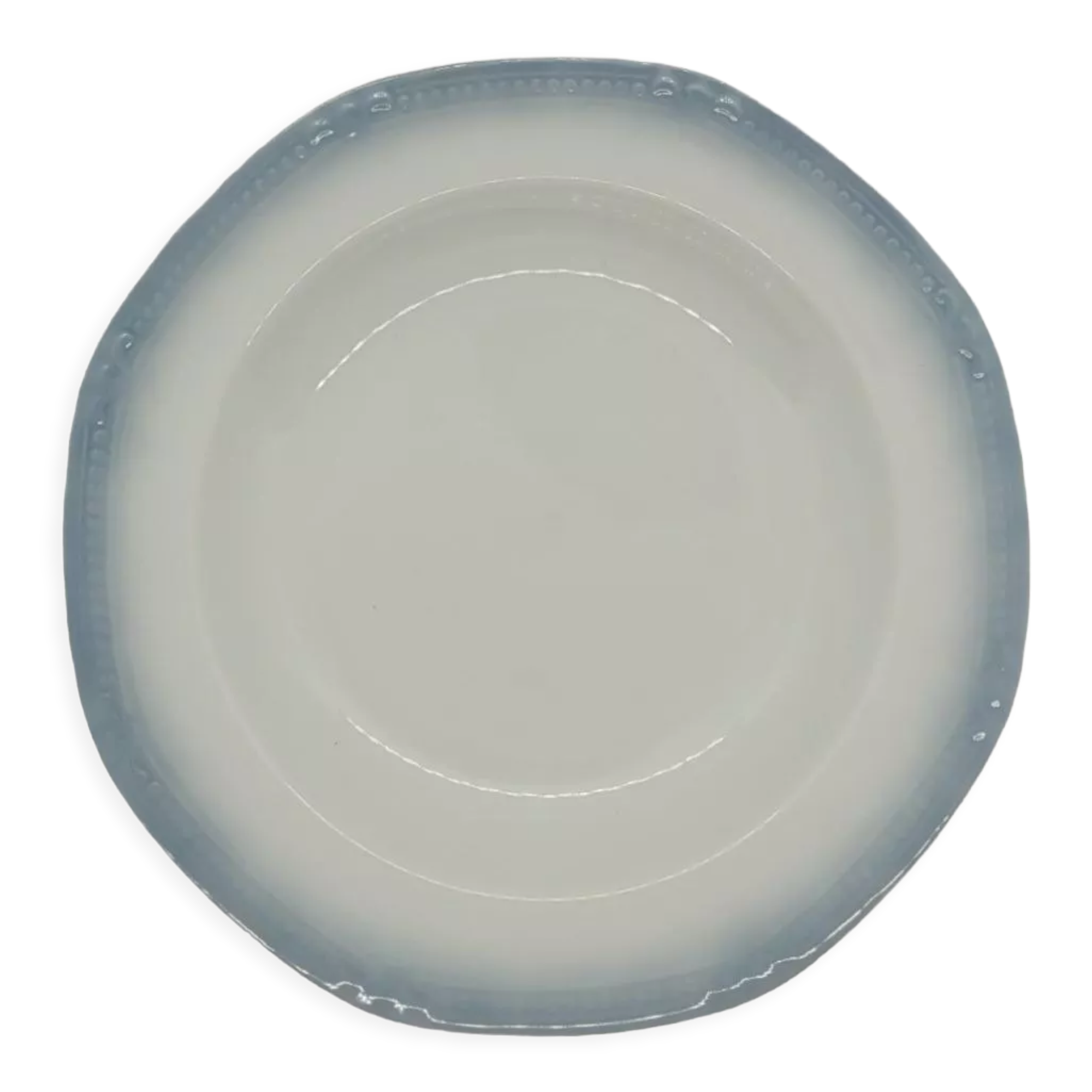 4 old hollow plates Bavaria model Sissi blue