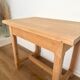 Small oak farmhouse table
