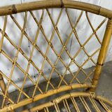 Rattan bench