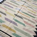 Tapis berbèrebohemian en laine fait main 250 X 150 CM