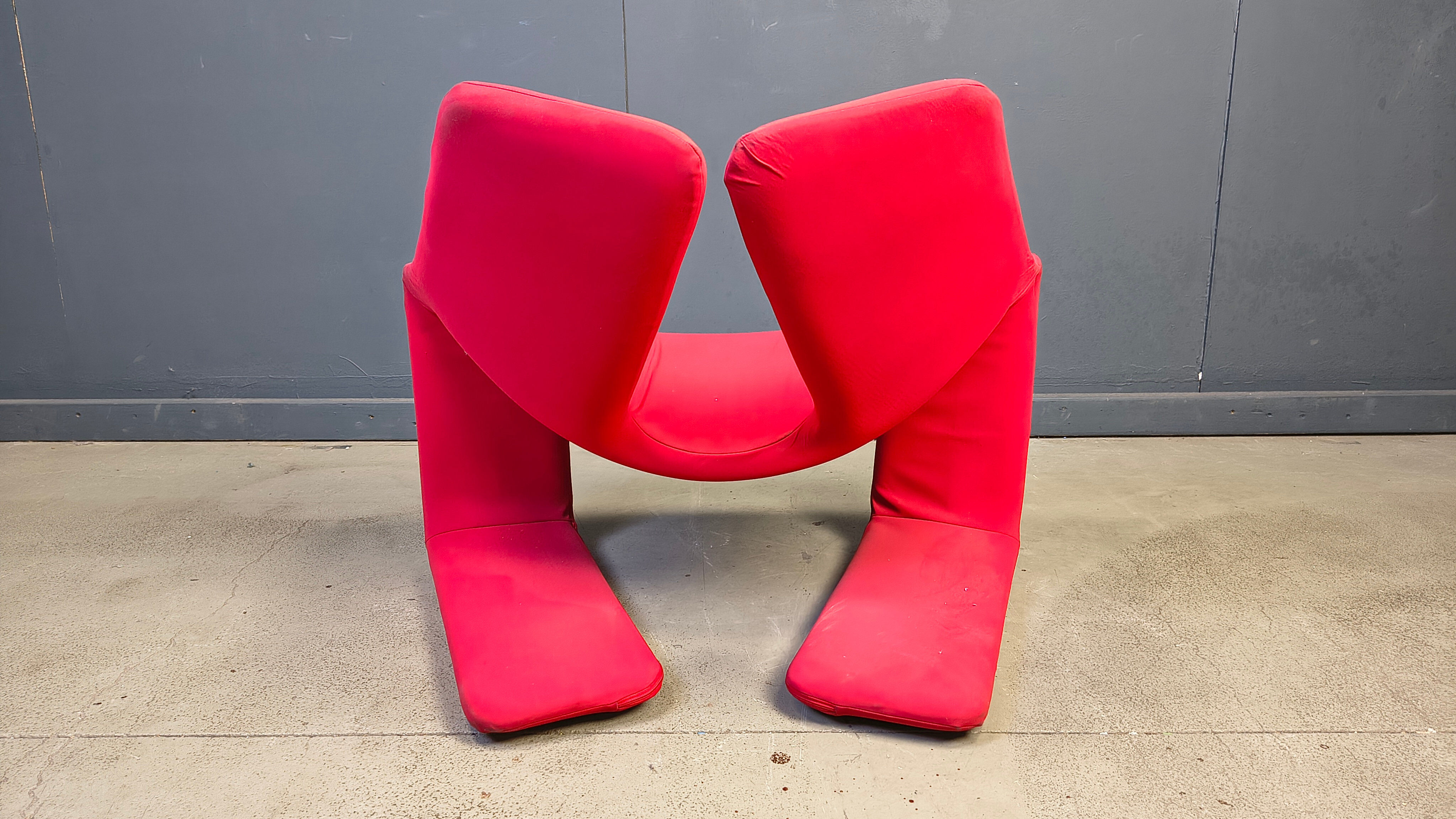 Zen lounge chair by Kwok Hoi Chan for Steiner Paris, 1980s