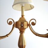 Brass floor lamp
