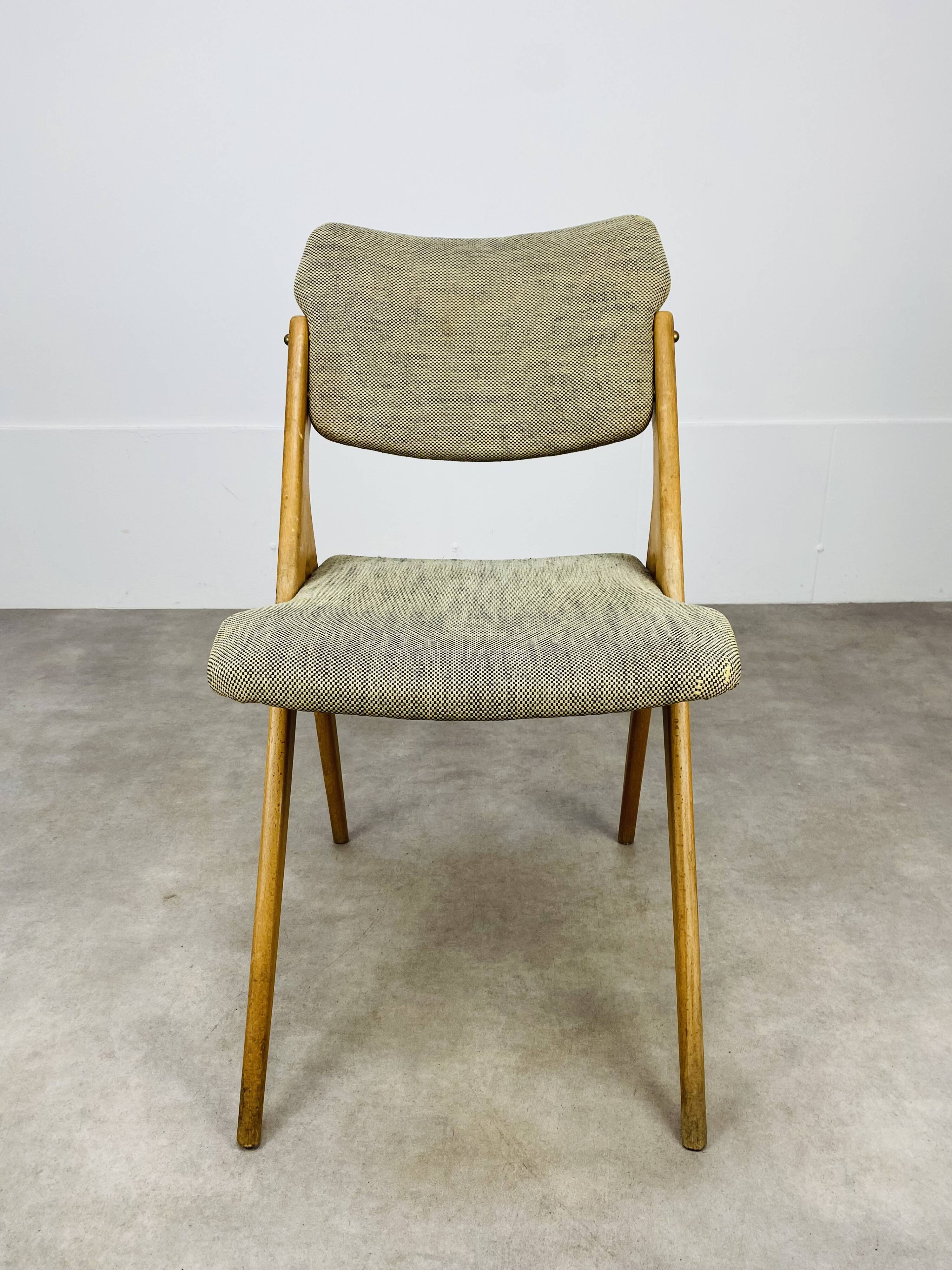 Chaise ciseaux Guermonprez éditions Godfrid années 50