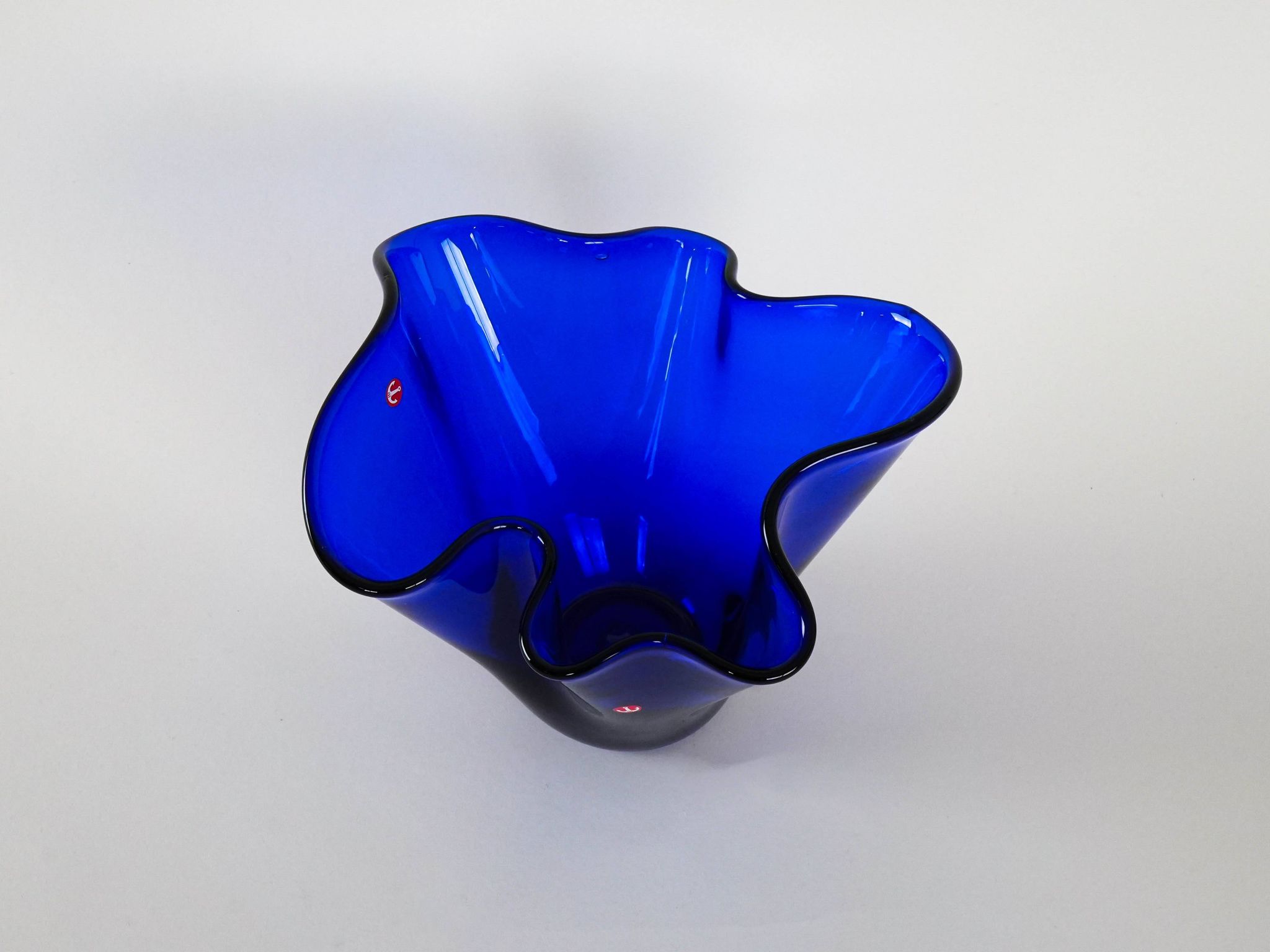 Glass vase, Danish design, 1970s, made in Denmark