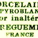 Suite de douze assiettes à dessert en porcelaine