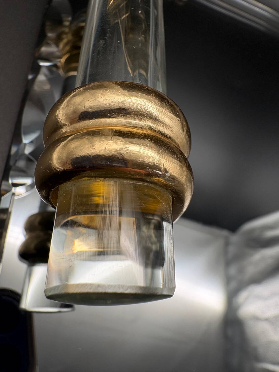 Beveled mirrored tray, Art Deco 1940, Saint-Gobain France