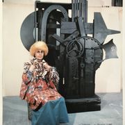 Exhibition poster of Louise Nevelson at the Galerie Claude Bernard, 1986