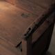 Farm chest bank in solid wood, Auvergne, 19th century