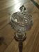 Footed glass bonbonnière – Fine design, Art Deco spirit