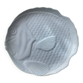 Set of two plates, fish, vintage Salins les Bains