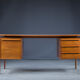Mid-Century Teak Desk from GV Møbler, 1960s