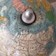 Terrestrial globe created by J. Forest, published by Girard Barrère & Thomas.