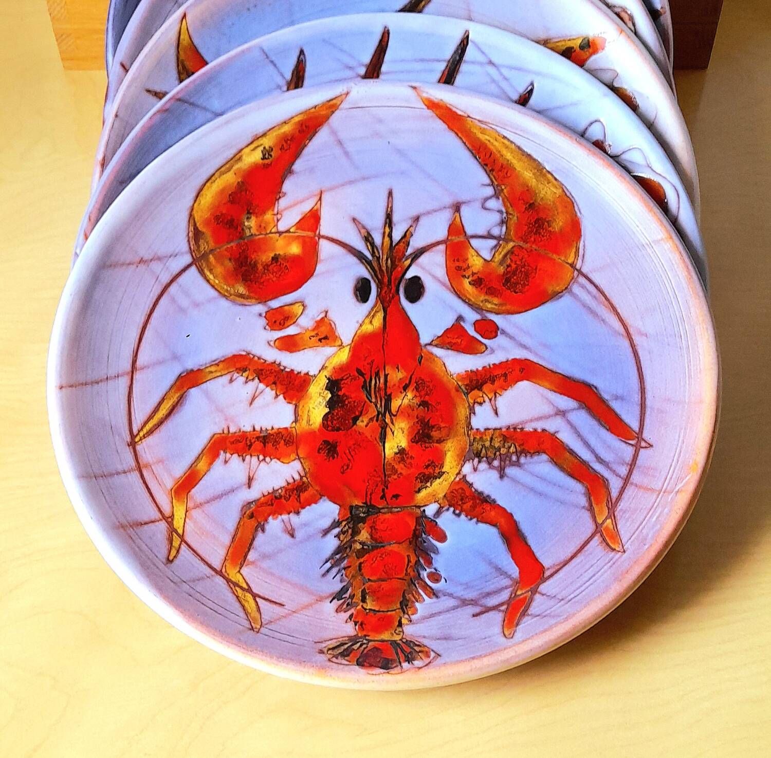 Fish plates, Brunner, Vence 1960