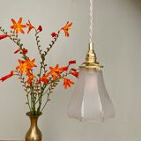 Vintage frosted glass tulip ride