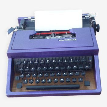 Machine à écrire, portable manuel mouve