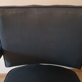 Industrial Pullman chair 60 sad vintage blue