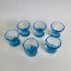 Art deco glasses, set of 6, 1940s