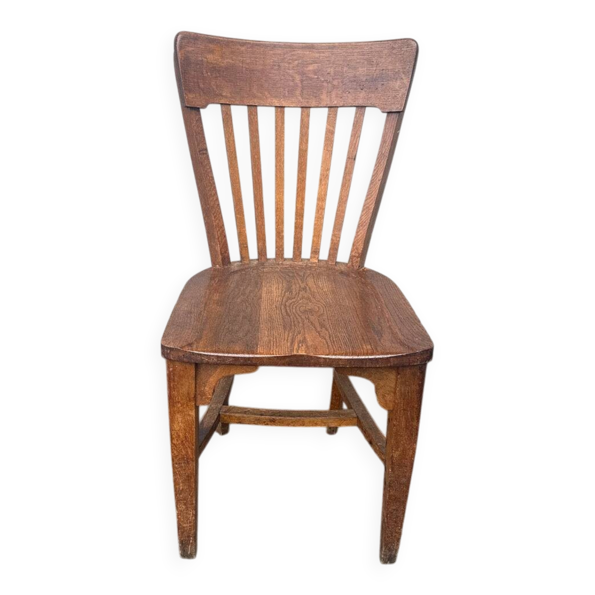 Vintage wooden bistro-style chair