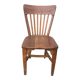 Vintage wooden bistro-style chair