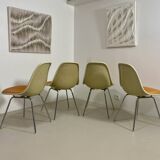 Set of 4 DSW Eames chairs – Herman Miller (1952)