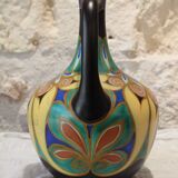 Glazed ceramic vase from the Gouda pottery, circa 1930