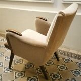 Pairs of armcchairs Danish 50/60s Arno Votteler knoll