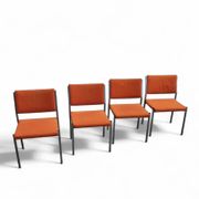 4 x Abraham Polak AP Originals chairs by Hein Salomonson 1960s