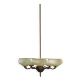 Chandelier with 5 arms by Paavo Tynell, model 1386/5 for Taito, Finland, 1930s.