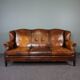 Comfortable 3-seater sheepskin sofa
