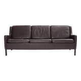 Canapé vintage en cuir, danemark