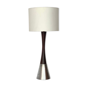 lampe à poser en palissandre de Rio vintage