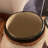 D1965 Charles Catteat Boch Frères Keramis vase with flowers