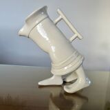 Anthropomorphic jug in slipware