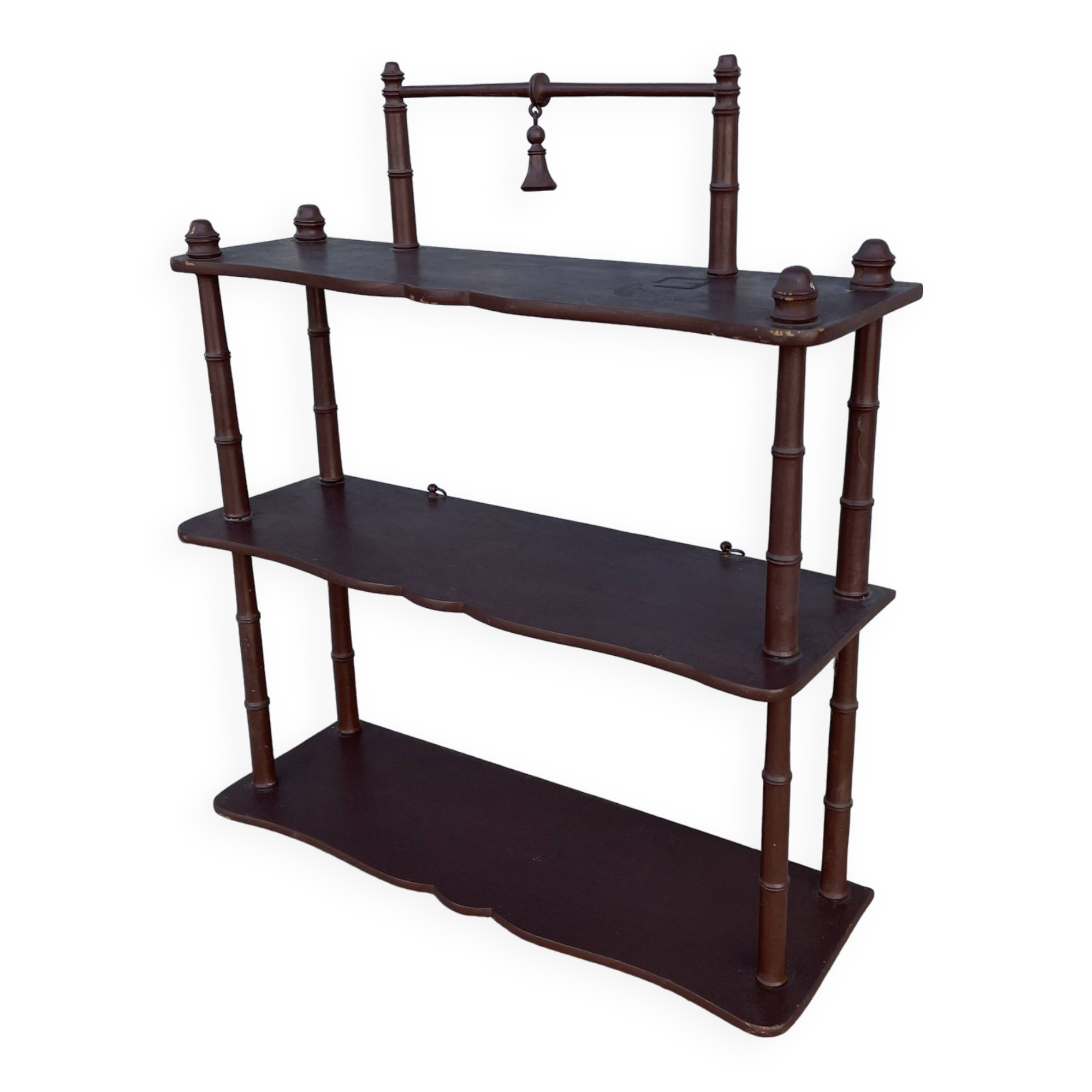 Old wooden wall shelf