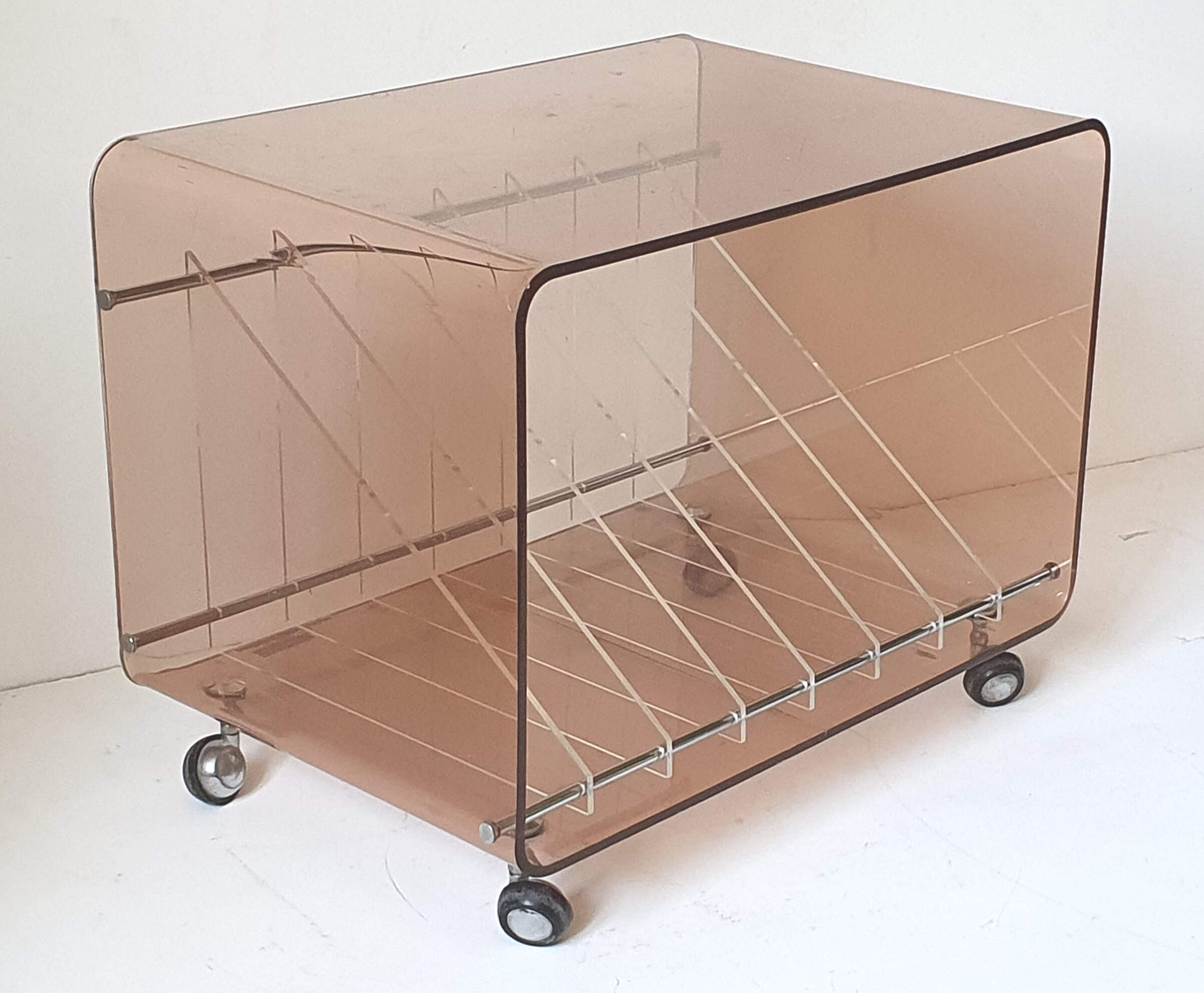 Vinyl storage table Michel Dumas Creations