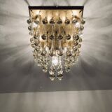 Glass Flush Chandelier by Ernest Palme