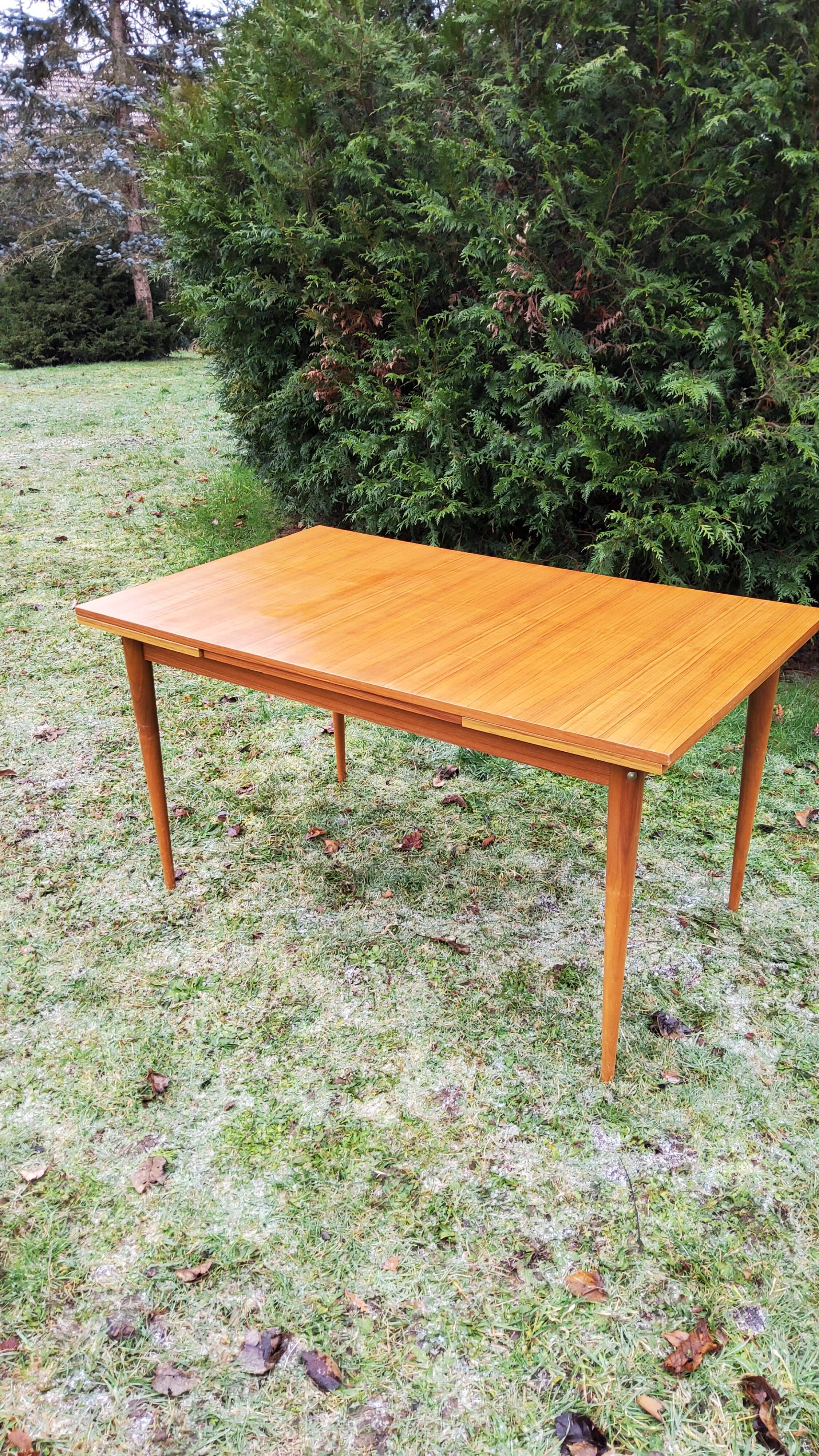 Scandinavian-style teak table from the 70s