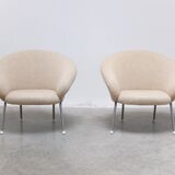 Rare pair of 'F570' lounge chairs by Pierre Paulin for Artifort, 1963