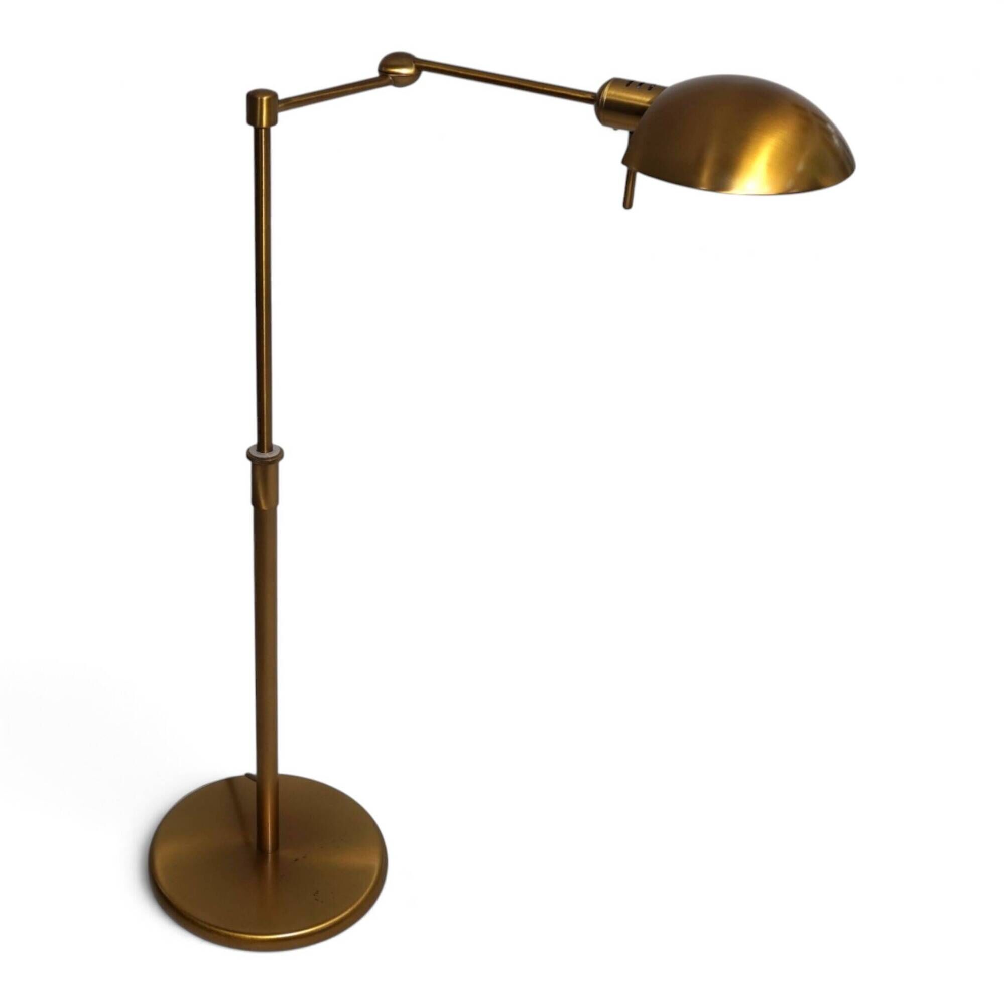 Holtkötter 6352/1-3 Tablelamp–Brass-colored, Dimmable and Height adjustable