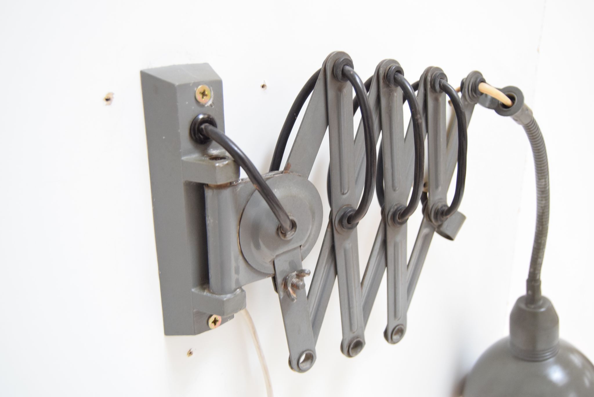 Adjustable Industrial Wall Lamp,Instala Decin,1960’s.