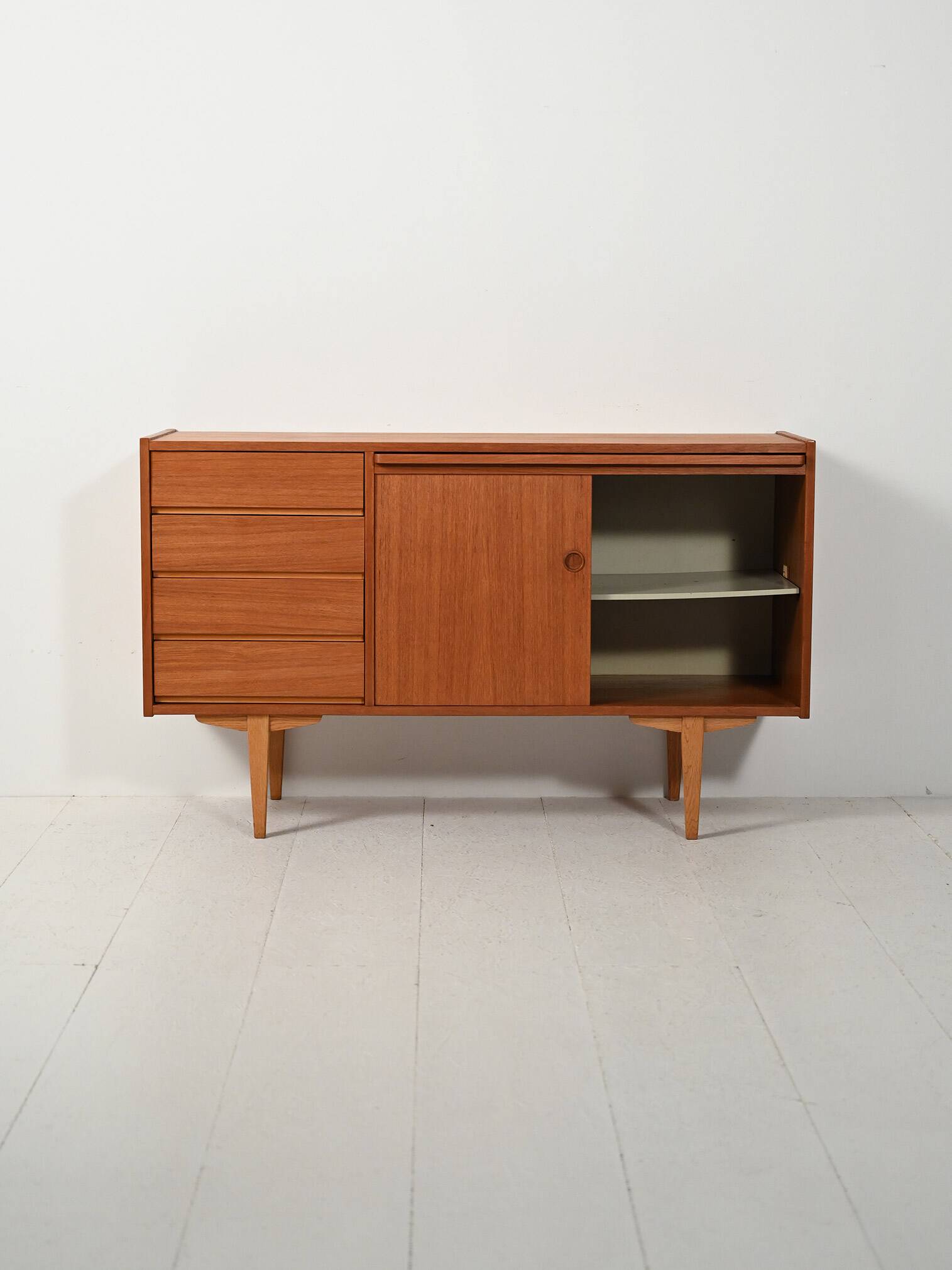 Sideboard Swedish 1960s with writing desk