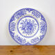 Dessert plate - floral blue décor - Ironstone England