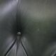 Fauteuil Chesterfield en cuir de vache vert de style anglais classique