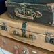 Lot of 3 vintage suitcases