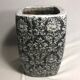Old enamelled terracotta vase from the 70's vintage